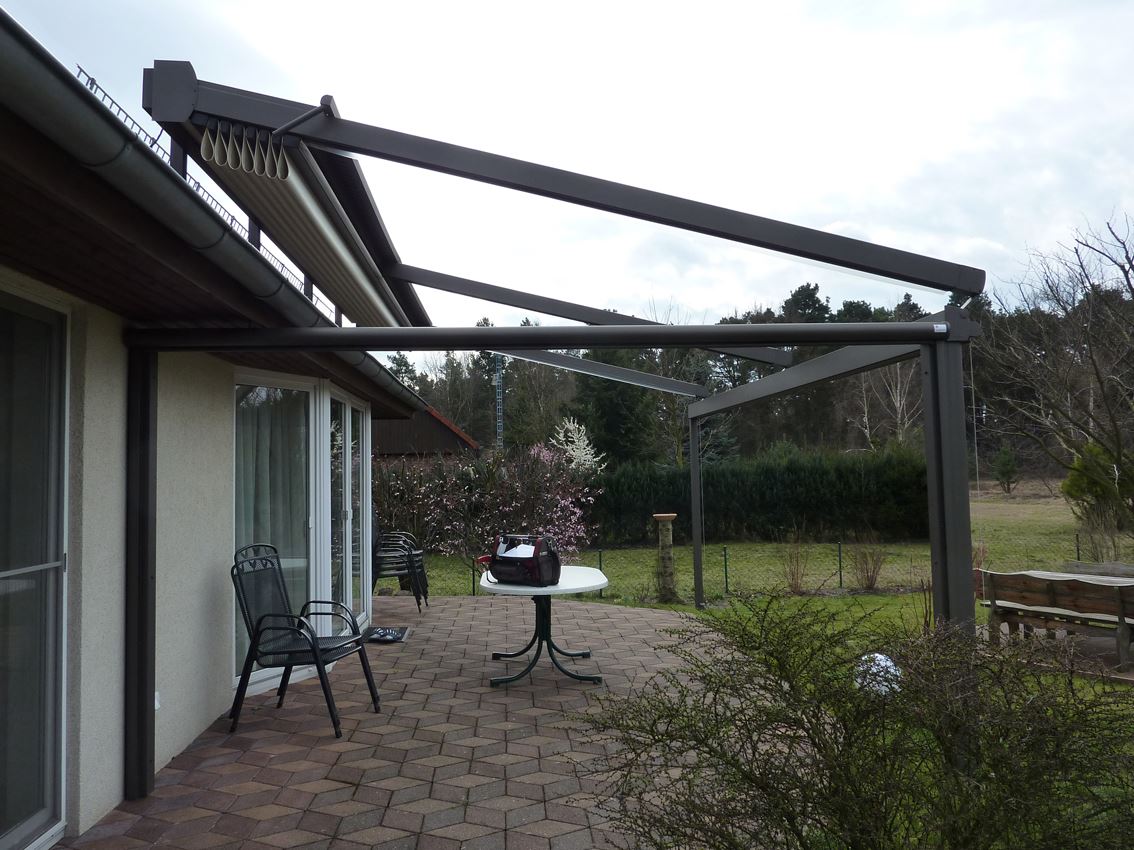 Textil-Terrassendächer